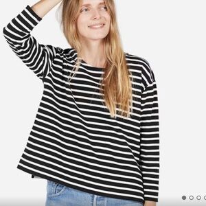 Boxy striped tee
